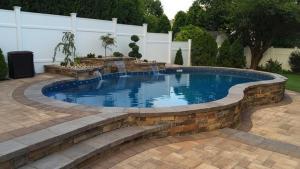 partial sunken pool