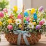 Easter basket as a centerpiece