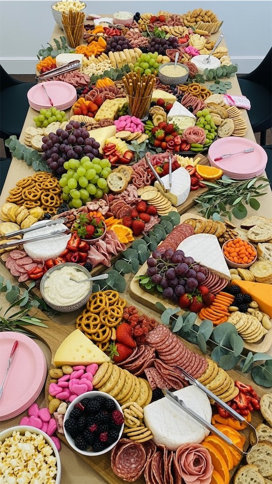 Galentine's Grazing Table for Big Groups