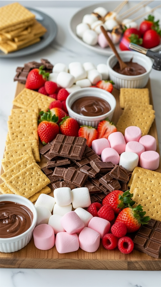 Galentine's S'mores Board
