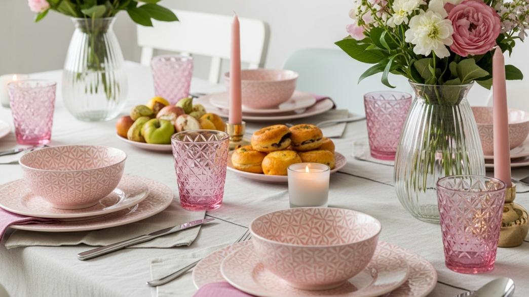Pink Easter Table Decor