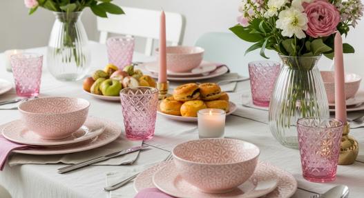 Pink Easter Table Decor