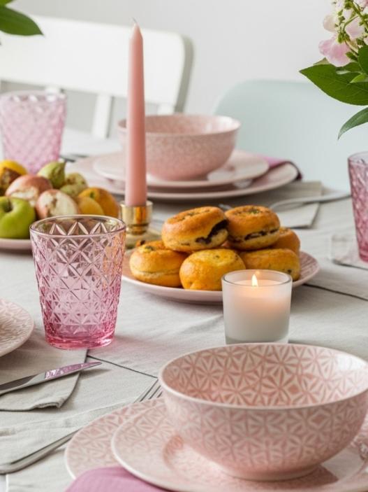 Pink Easter Table Decor