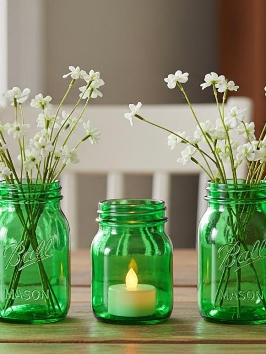 St Patricks Day Table Centerpieces