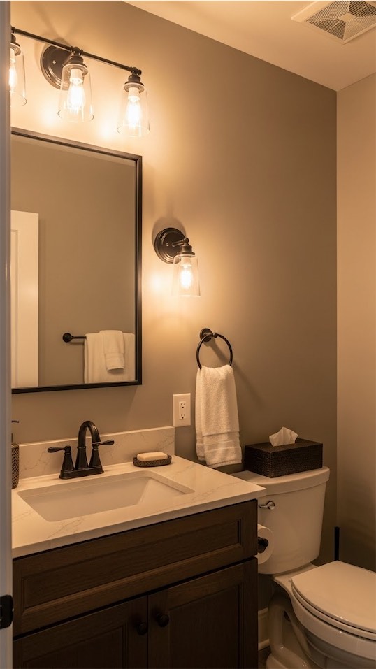 led lighting in toilet