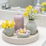 spring bathroom counter decor ideas