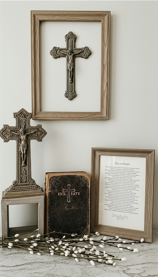 family heirlooms Religious Easter Home Decor
