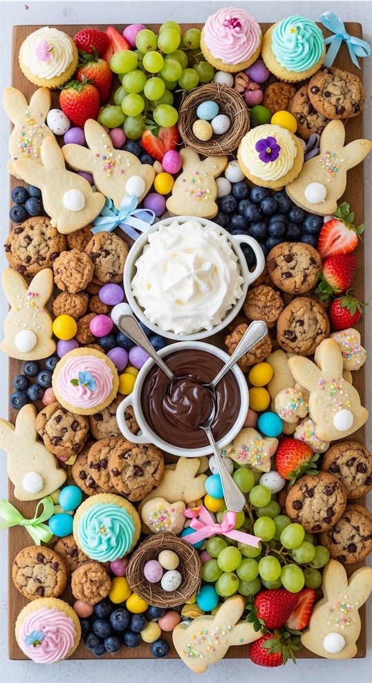 Easter Dessert Grazing Board