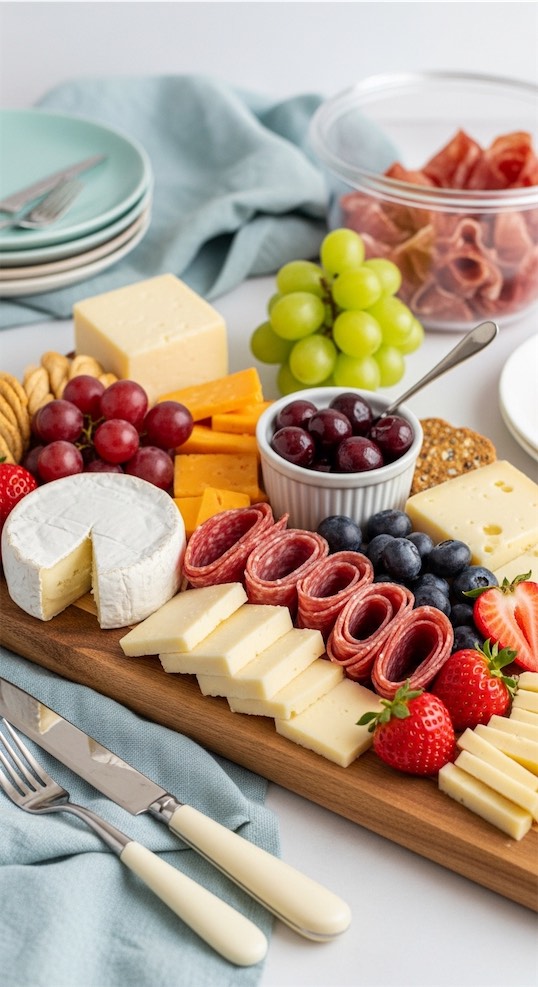 make ahead easter charcuterie board