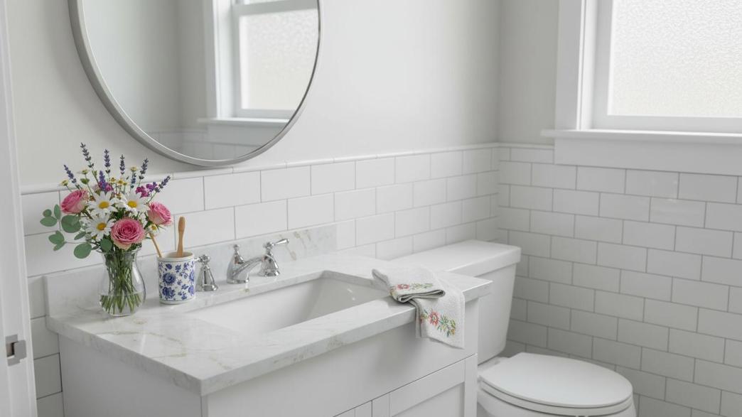 Renter Friendly Bathroom Decor