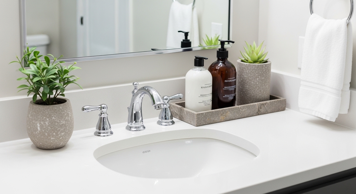 Small Bathroom Counter Decor