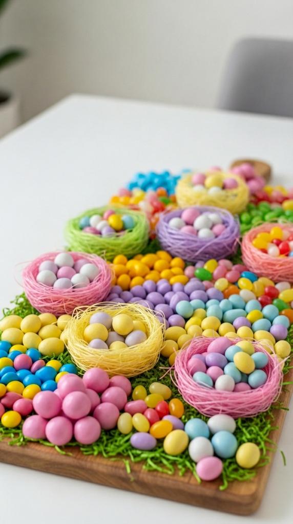 mini eggs Easter Candy Charcuterie ideas