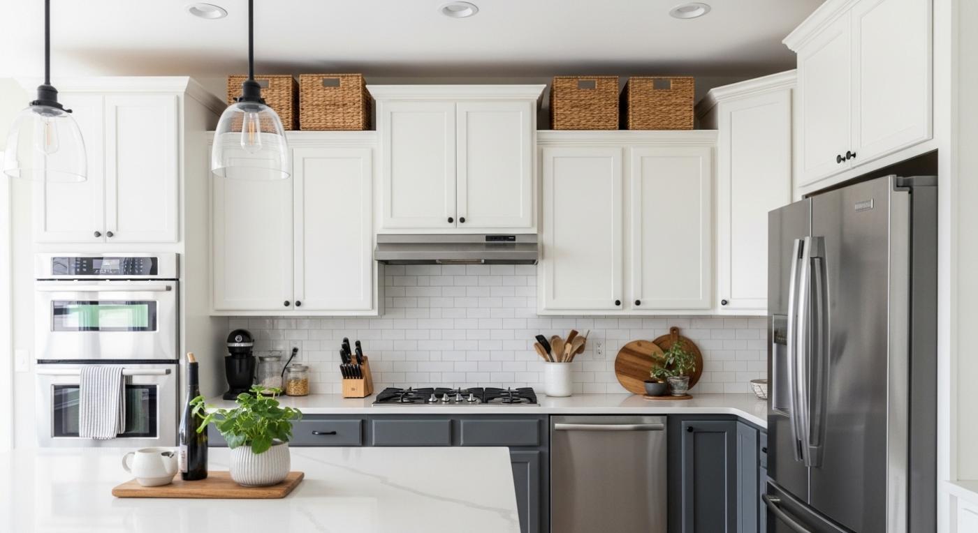 Storage On Top Of Cabinets