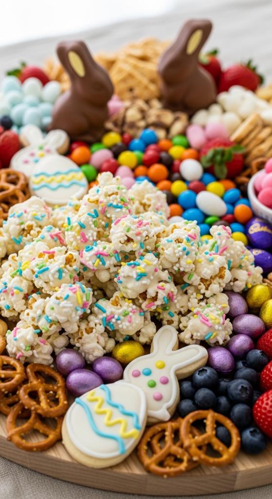 white chocolate covered popcorn 