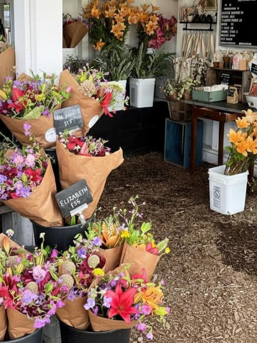 flower market ideas