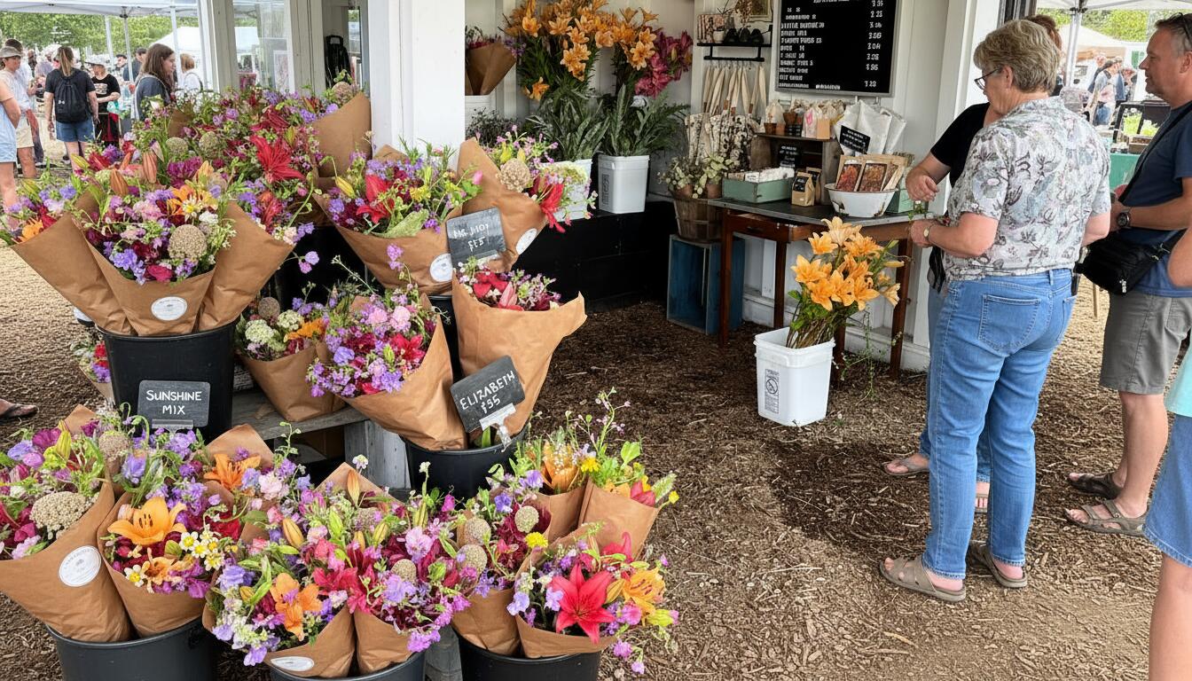 flower market ideas