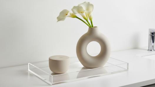 modern bathroom counter decor