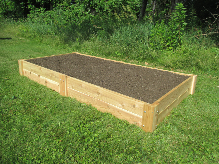4x8 raised garden bed