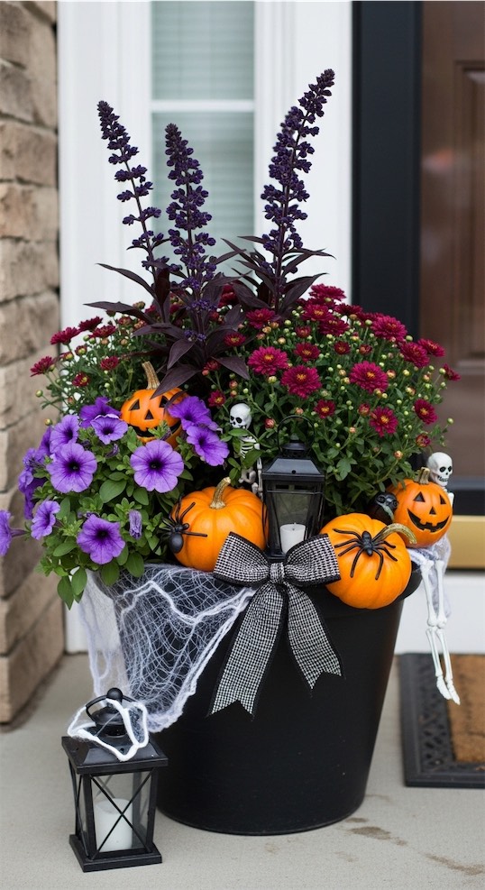 Halloween flower pot 