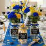 Graduation Mason Jar Centerpieces