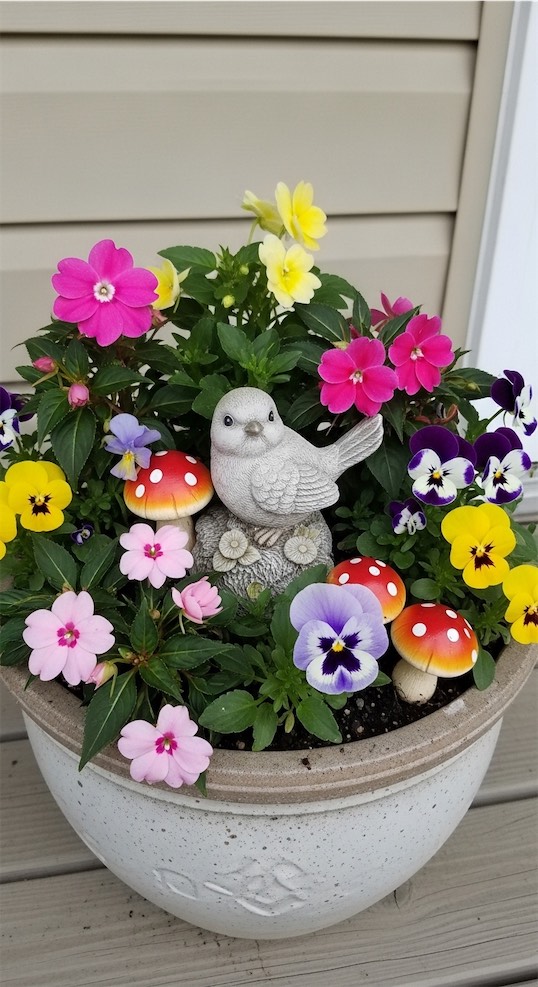 seasonal Front Porch Flower Pot Ideas