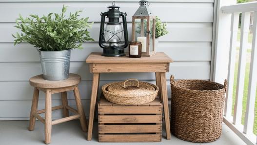 Rustic Porch Decor on a Budget