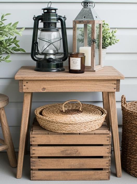 Rustic Porch Decor on a Budget