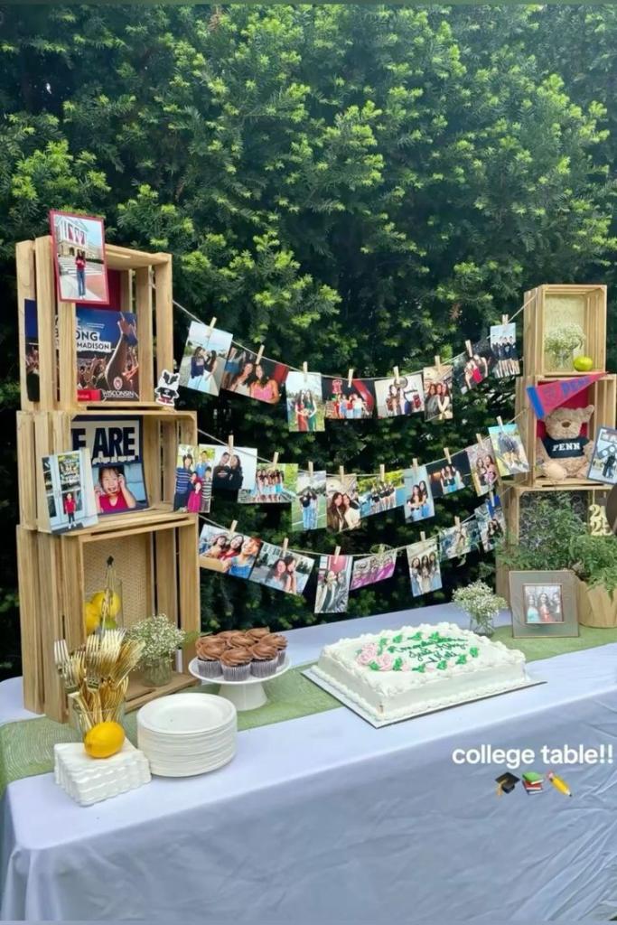 photos added to Graduation Candy Buffet for personal touch