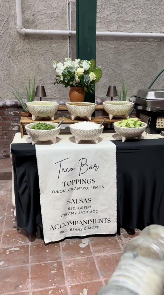 pop up taco bar