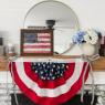 patriotic mantle decor