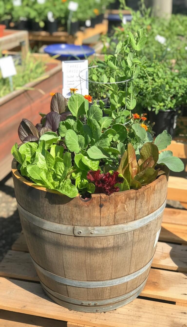 20 Whiskey Barrel Planter Ideas