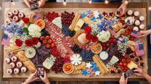 Patriotic Charcuterie Board