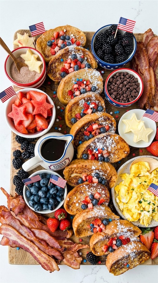 Breakfast charcuterie board
