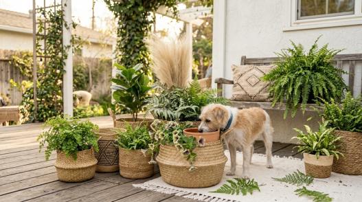 dog bowl planter ideas