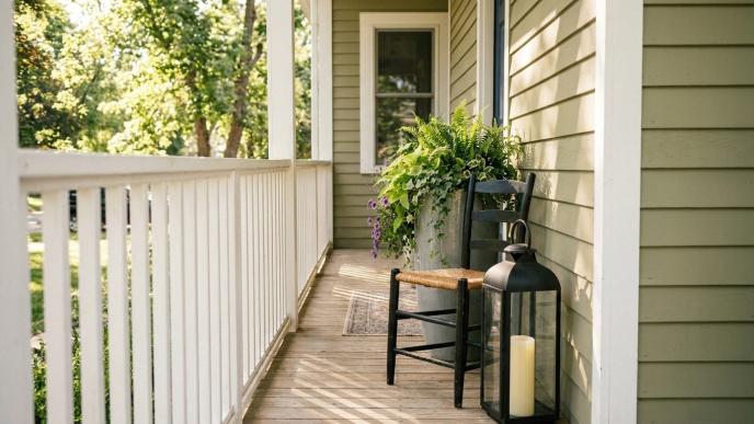narrow front porch decor ideas