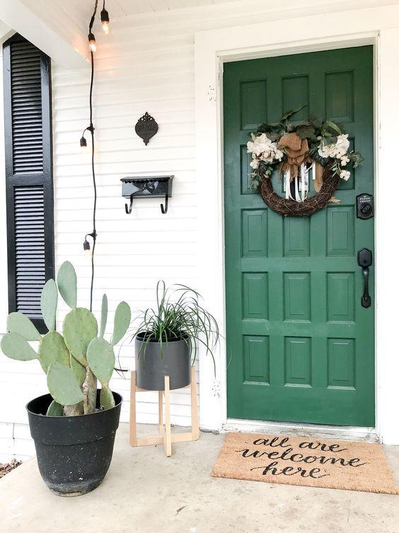 green door