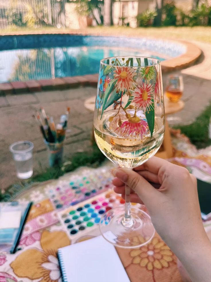 wine and painting night Summer Solstice Party