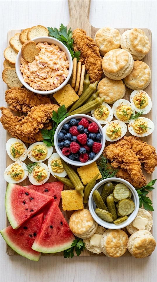 southern style grazing board