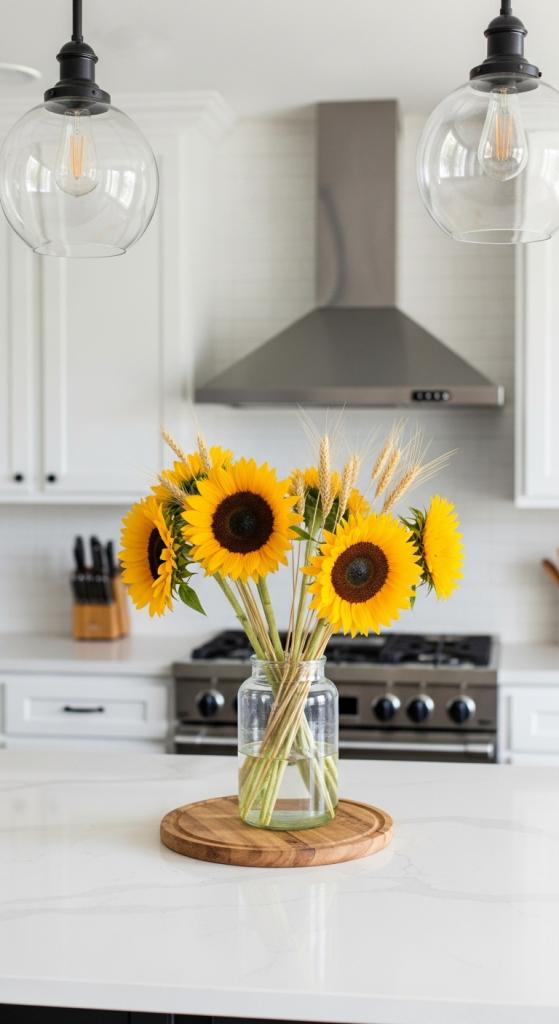 sunflowers Summer Dough Bowl