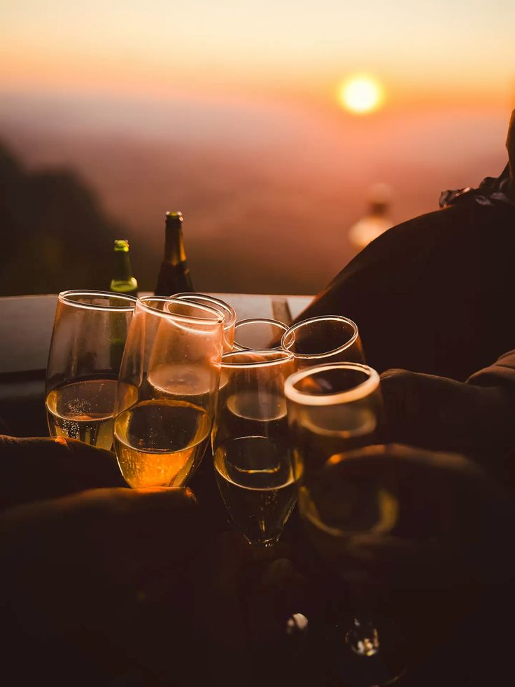 sunset toast for Memorial Party