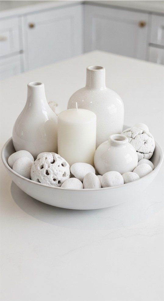 all white Summer Dough Bowl