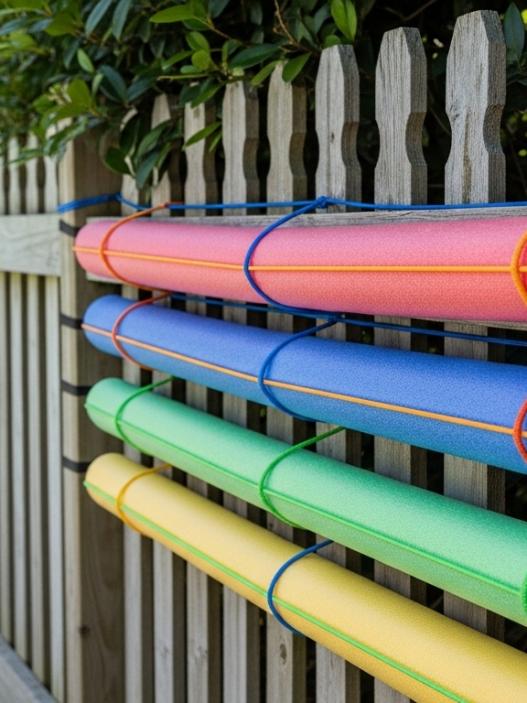 diy pool noodle storage ideas