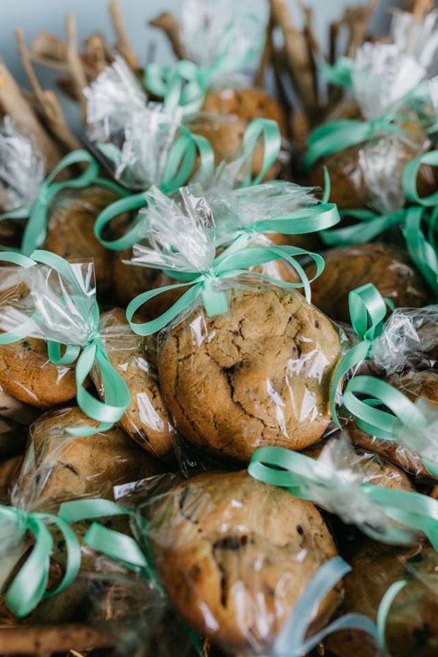 cookies in clear packaging 