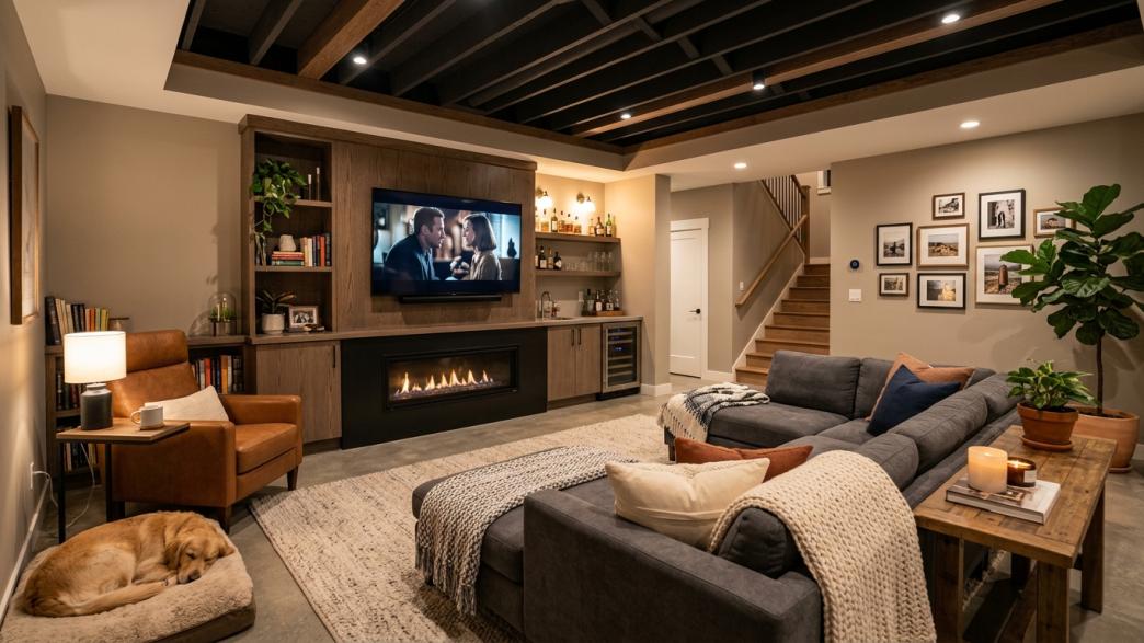 Ways to Make an Exposed Basement Ceiling