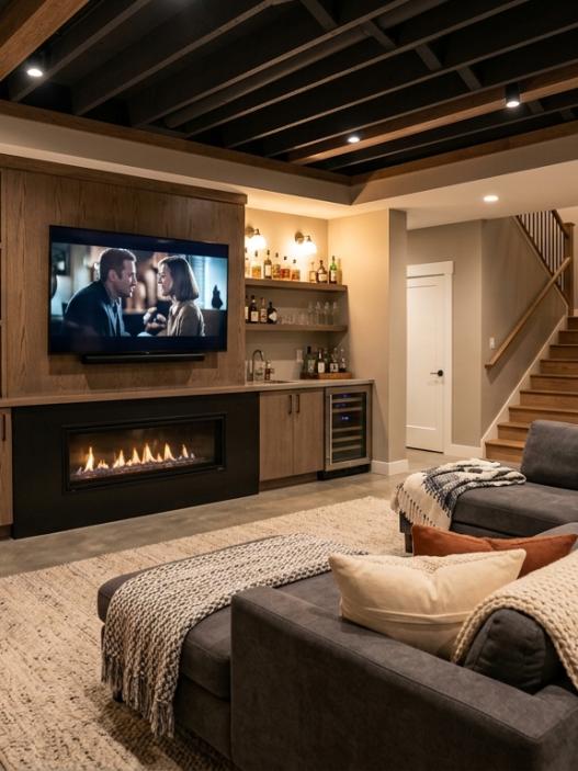 Ways to Make an Exposed Basement Ceiling