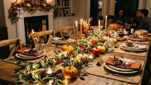 Fall Centerpieces With Lights