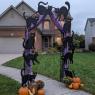 diy halloween cat archway