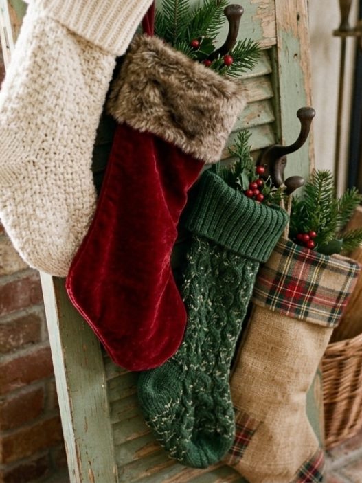 Creative Christmas Stocking Arrangements