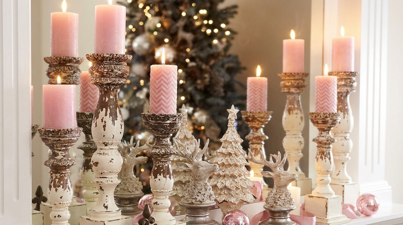 christmas mantle no garland